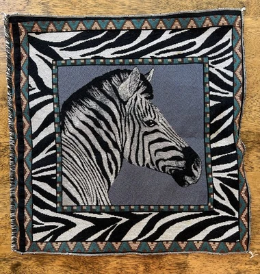 Zebra Tapestry 18x 18 — 第 1/2 张图片
