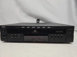 RCA RP-8075RS 5 Disc Carousel CD Player Changer Black No Remote - Picture 1 of 7