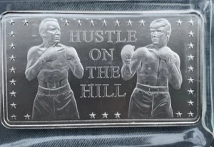 TRUMP VS. BIDEN Hustle On The Hill 10.0 ozt .999 Fine Silver Poured Bar  - Picture 1 of 2