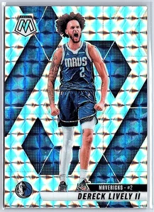 2024-25 Panini Mosaic Dereck Lively II Silver Mosaic Prizm #115 Mavericks - Picture 1 of 10