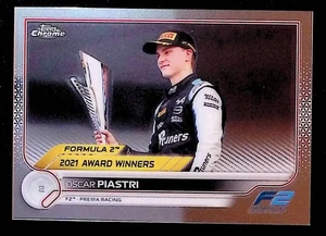 Oscar Piastri 2022 Topps Chrome Formula 1 #199 - Picture 1 of 2