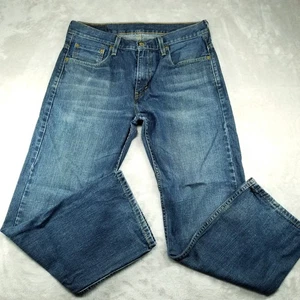 Levi's 569 Men's Jeans 32x30 Relaxed Straight Blue Distressed Workwear School - Picture 1 of 21