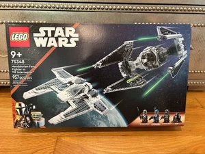 LEGO 75348 Mandalorian Fang Fighter vs TIE Interceptor, Brand New Factory Sealed - Picture 1 of 5