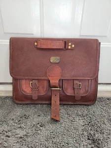 Cuero braune Leder-Kuriertasche für Herren, 16 Zoll Laptoptasche Umhängetasche neu ohne Etikett - Bild 1 von 17