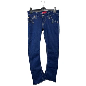 Levi's Western Low Rise Bootcut Jeans Dark Wash Denim Type 1 Jeans Size 3M Rodeo - Picture 1 of 11