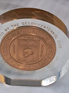 George Washington University Encased Loyal Supporter Medal - Bild 1 von 22