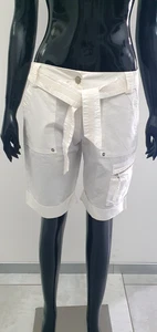 bermuda donna cargo Artigli nuovo taglia 42 bianco con cinturino - Foto 1 di 11