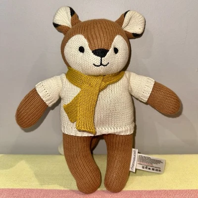 Purebaby Cotton Kitten Frankie Fox Baby Gift Plush Toy Brand New Without Tag - image 1 of 4