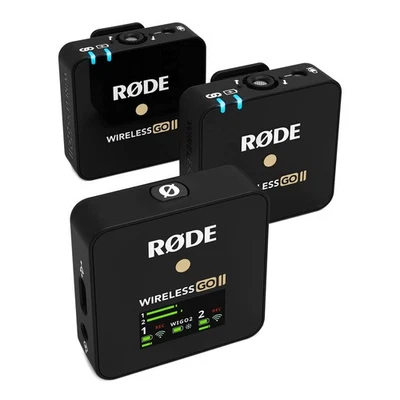 RØDE Wireless GO II Ultra-compact Dual-channel Wireless Microphone System wit... - Image 1 of 4