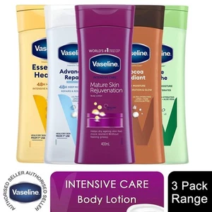 Vaseline Intensive Care Body Lotion, 3 Pack, 400ml - Picture 1 of 62