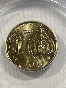 1992-R San Marino 200 Lire Discovery of America Graded MS67 by ANACS Low Mintage - Picture 1 of 4