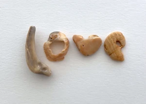Letrero natural en forma de letra "Amor" playa concha palabra arte/artesanía aniversario ❤️ EE. UU. - Imagen 1 de 10