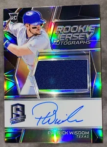 2019 Spectra Cubs Patrick Wisdom RC RPA Rookie Jersey Patch On-Card Auto 174/199 - Picture 1 of 1