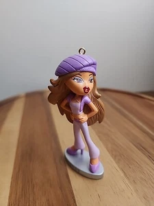 Bratz Christmas Ornament 2005. Brunette Purple MGA Enesco 3.5 In - Picture 1 of 13