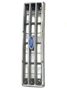 1987-1991 FORD BRONCO F150 F250 F350 GRILL CHROME - FAIR CONDITION - USED OEM - Picture 1 of 15