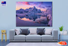 Colorful Sunset Over North Fjord Wall Canvas Home Decor Australian Made Quality