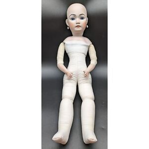 Doll Simon and Halbig 22 Inches Porcelain Head and Half Arms Earrings
