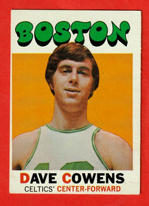 1971-72 TOPPS DAVE COWENS(HOF) #47 ROOKIE VG+ / EX- BOSTON CELTICS