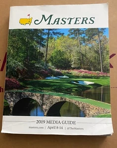 2019 Augusta National Golf Club Masters Tournament Media Guide PGA TIGER WOODS - Picture 1 of 2