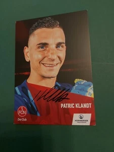 1.FC Nürnberg , P. Klandt , Autogrammkarte , Fussball  - Picture 1 of 1