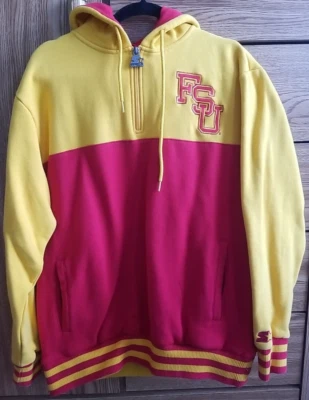 Florida State Seminoles Starter Cuarto Cremallera Pullover Sudadera con Capucha Granate/Dorado Para Hombre XL Foto 1 de 4