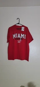 Camiseta Champion Miami Alumni XL Nueva Con Etiquetas Roja - Imagen 1 de 5
