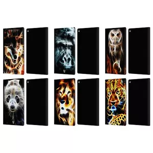HEAD CASE DESIGNS WILDFIRE LEATHER BOOK WALLET CASE COVER FOR AMAZON FIRE - Picture 1 of 12