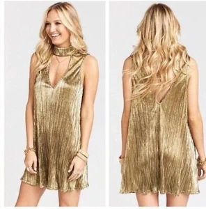 Show Me Your Mumu Friday Choker Dress Size Large Mini Sleeveless New With Tags - Picture 1 of 11