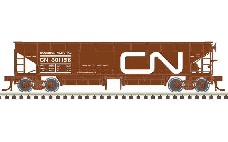 Atlas 20006801 HO Scale CN 70 Ton Hart Ballast Car 301190 - Image 1 of 1