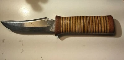 VINTAGE AMERICAN SABRE 151 GERMANY CUSTOM BUFFALO SKINNER HUNTING KNIFE VERY OLD - Image 1 of 4