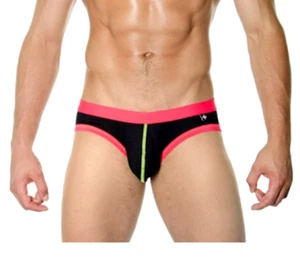 Andrew Christian XSmall Nano Fit Mykonos Black Bikini Swimming Bather Swimers - Picture 1 of 12