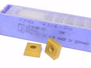 NEW SURPLUS 10PCS. HERTEL SPHX 431R20 GRADE: CM4 CARBIDE INSERTS - Picture 1 of 4