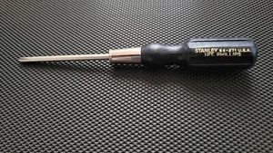 Vintage Stanley 64-271 Wood Handle( Black) 1 pt Phillips 3" blade Screwdriver - Picture 1 of 2