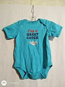 Nb Small Wonders Boy Blue I’m a great catch Kurzarm Body - Bild 1 von 4
