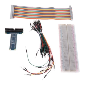 GPIO Erweiterungskarte Typ T + Kabel+Steckbrett+65 Jumper Kabel für Raspberry Pi - Bild 1 von 7