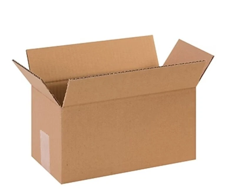100 12x6x6 Shipping Packing Mailing Moving Boxes Corrugated Cardboard New - Image 1 of 1