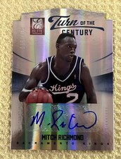 2012-13 Panini Elite Turn Of The Century Auto Mitch Richmond /149 Die-Cut