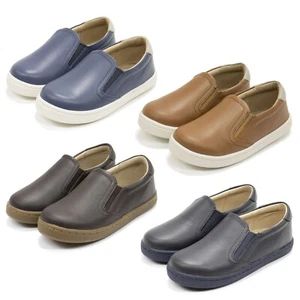 Old Soles Boys Little Kid Hoff Style Slip-On Leather Shoes NEW - Picture 1 of 31