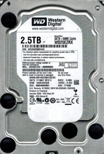Western Digital WD25EZRX-00MMMB0 2.5TB DCM: HARCHV2AB - Picture 1 of 1