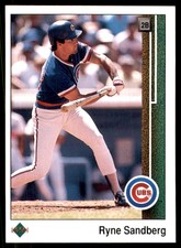 2009 Upper Deck 1989 20th Anniversary Buybacks Ryne Sandberg Chicago Cubs #120
