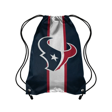 Houston Texans Team Stripe Drawstring Back Pack FREE SHIP!! Cover