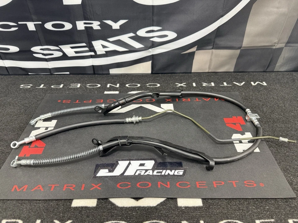 НОВЫЙ! 2025 YAMAHA YFZ450R OEM ПЕРЕДНИЕ ТОРМОЗНЫЕ МАГИСТРАЛИ С ДЕРЖАТЕЛЯМИ! 1TD-F5873-01-00 - Изображение 1 из 4