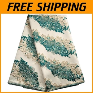 African Lace Fabric for Daily/Party/Wedding - 5 Yards - Picture 1 of 9