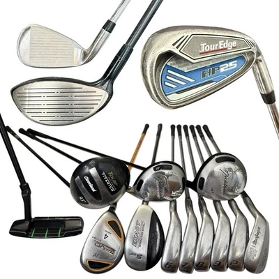 Juego completo de palos de golf Cleveland Nicklaus Tour Edge para hombre diestro Reg Flex acero grafito Foto 1 de 4