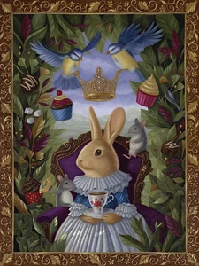 Der höchste Tee Kunstdruck von Gina Matarazzo 11 x 14" Papierformat neu ungerahmt - Bild 1 von 1