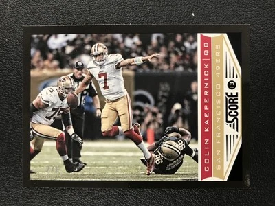 2013 Score #186 Colin Kaepernick San Francisco 49ers End Zone /6 - Image 1 of 2