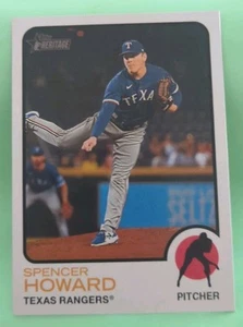 2022 Topps Heritage High Number - Spencer Howard #649 - Texas Rangers - Picture 1 of 2