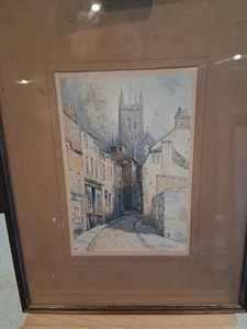 2 X F Robson Pencil Signed Prints. Cards Not In The Greatest Condition - Picture 1 of 12
