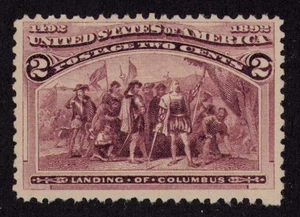 1893 US SC 231c Columbian Exposition - Broken Hat Variety MNG F/VF - Picture 1 of 4