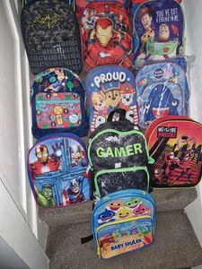Boys Girls Kids Backpack Childrens Character Rucksack Junior Toddlers School Bag - Picture 1 of 9